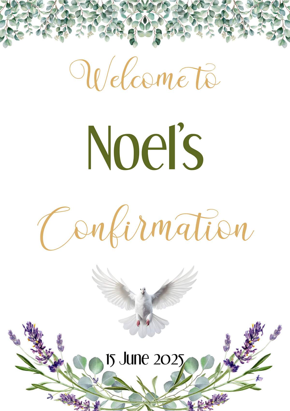 Customizable Welcome Poster – Perfect for Every Occasion!