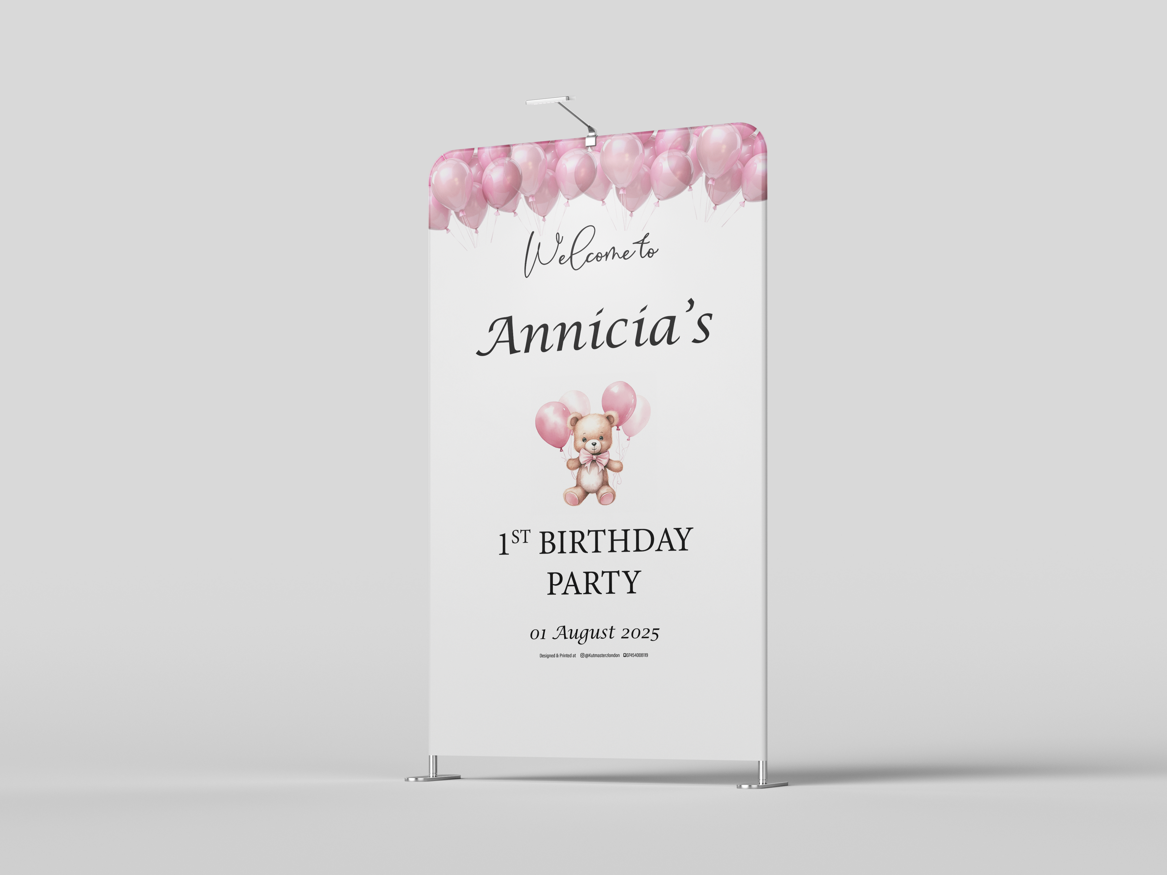 Customizable Welcome Poster – Perfect for Every Occasion!