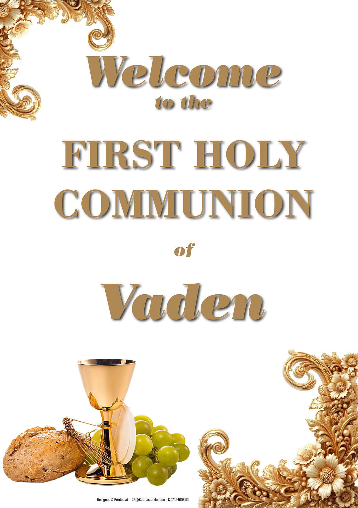 Customizable Welcome Poster – Perfect for Every Occasion!