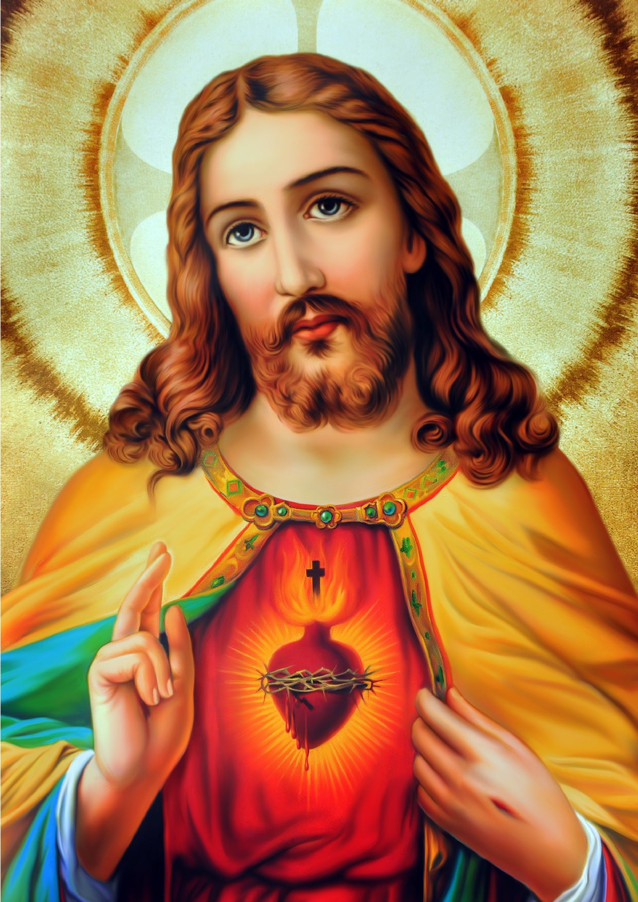 Jesus radiant  A4 posters