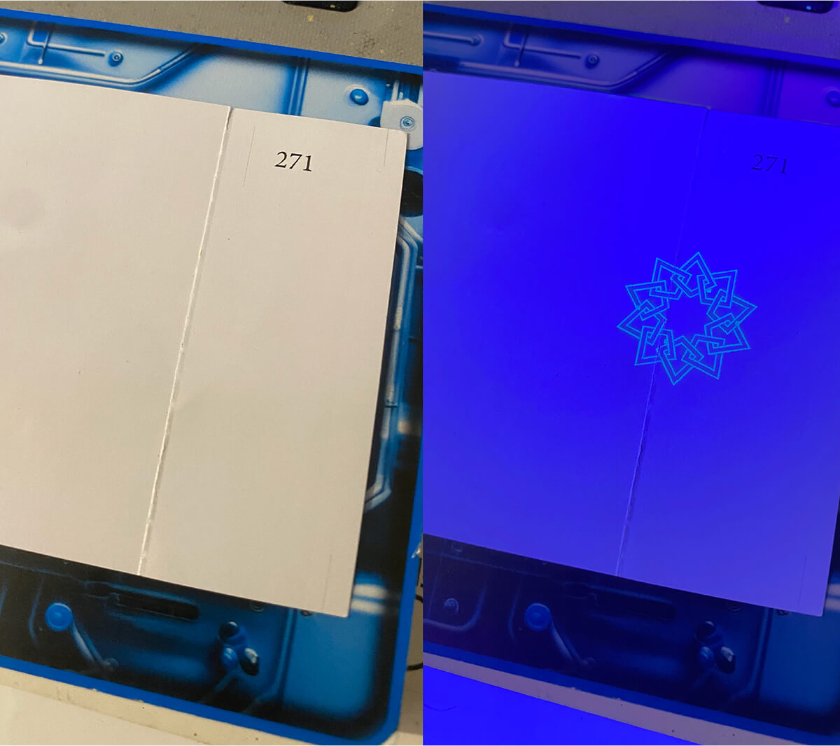 UV prints (Secret message  uv print) A4 size